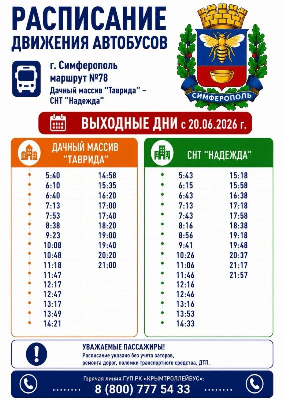 Уважаемые жители и гости города Симферополя! Уважаемые жители и гости города Симферополя!