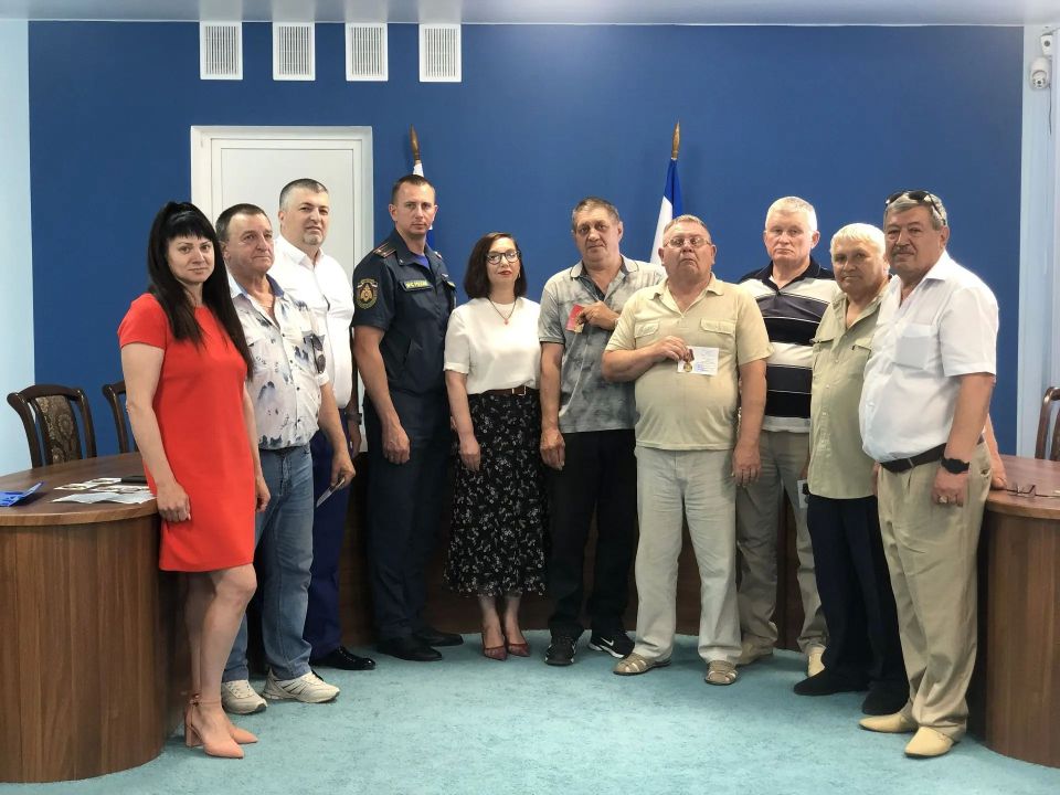 В администрации города Красноперекопска состоялось вручение юбилейных медалей «40 лет ликвидации аварии на Чернобыльской АЭС»