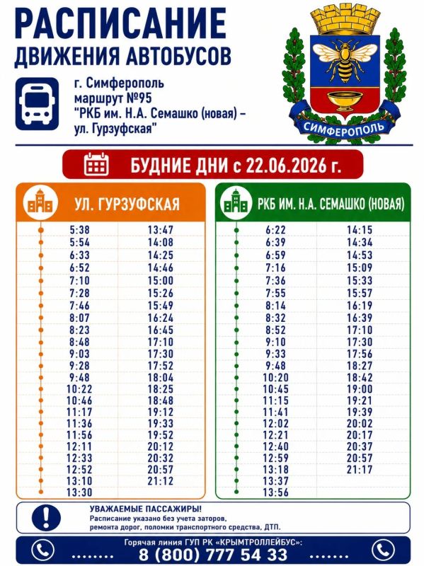 Уважаемые жители и гости города Симферополя! Уважаемые жители и гости города Симферополя!