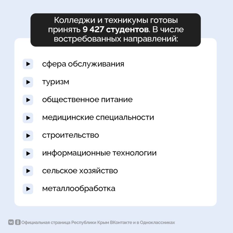 Крымские вузы, колледжи и техникумы начнут принимать документы от абитуриентов уже в эту субботу, 20 июня Крымские вузы, колледжи и техникумы начнут принимать документы от абитуриентов уже в эту субботу, 20 июня