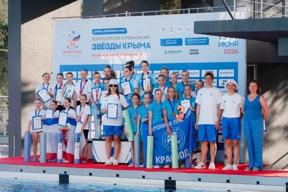 Севастопольские синхронистки стали абсолютными чемпионами России до 13 лет