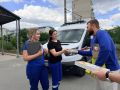 Активисты Евпаторийского отделения «Молодой Гвардии» лично поздравили медиков города — тех, кто ежедневно стоит на страже здоровья и спасает жизни