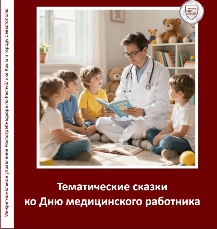 Уважаемые родители!. Ко Дню медицинского работника Роспотребнадзор в рамках просветительского проекта «Санпросвет» подготовил для детей замечательный подарок — сборник увлекательных сказок и рассказов о здоровье