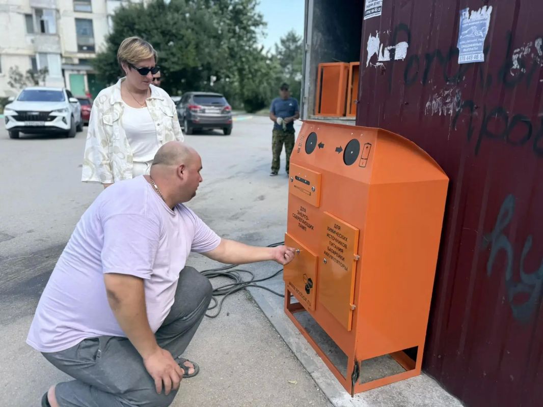 В Джанкое создают удобную систему для безопасной утилизации бытовых отходов 1 и 2 класса