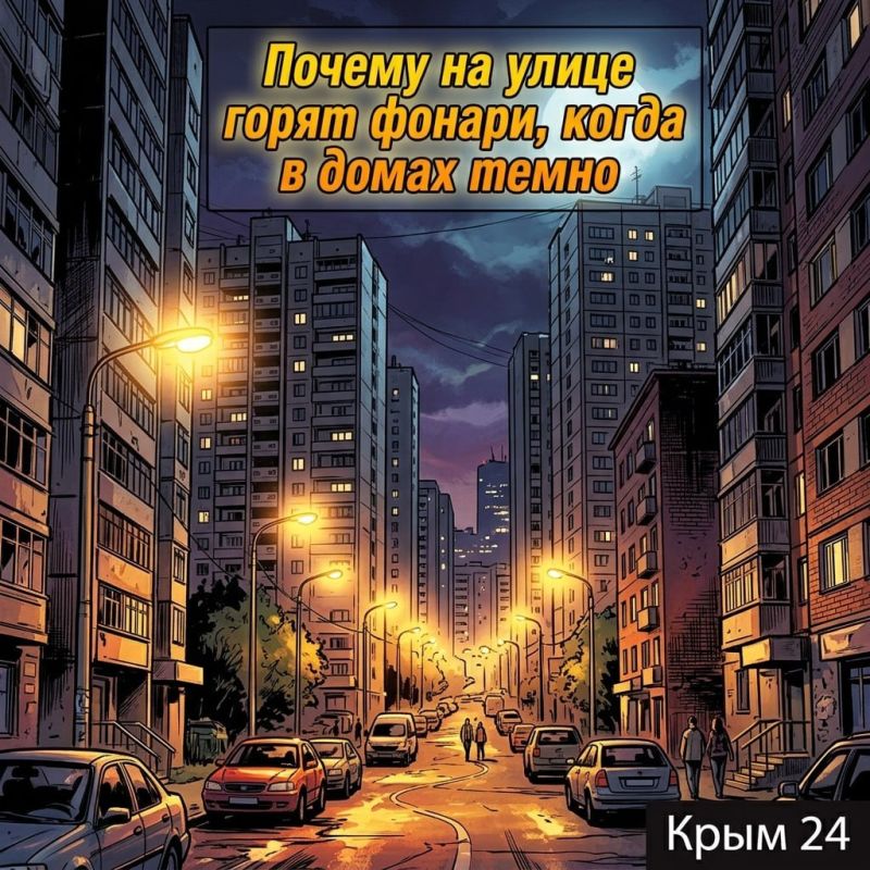 Почему на улице горят фонари, когда в домах темно — объясняем