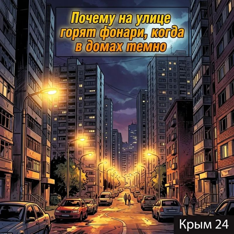 Почему на улице горят фонари, когда в домах темно — объясняем