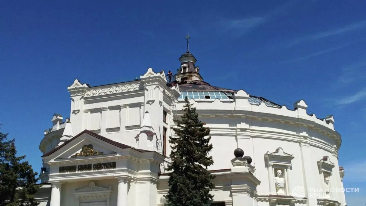 При пожаре в Панораме обороны Севастополя уцелела десятая часть от изначального полотна