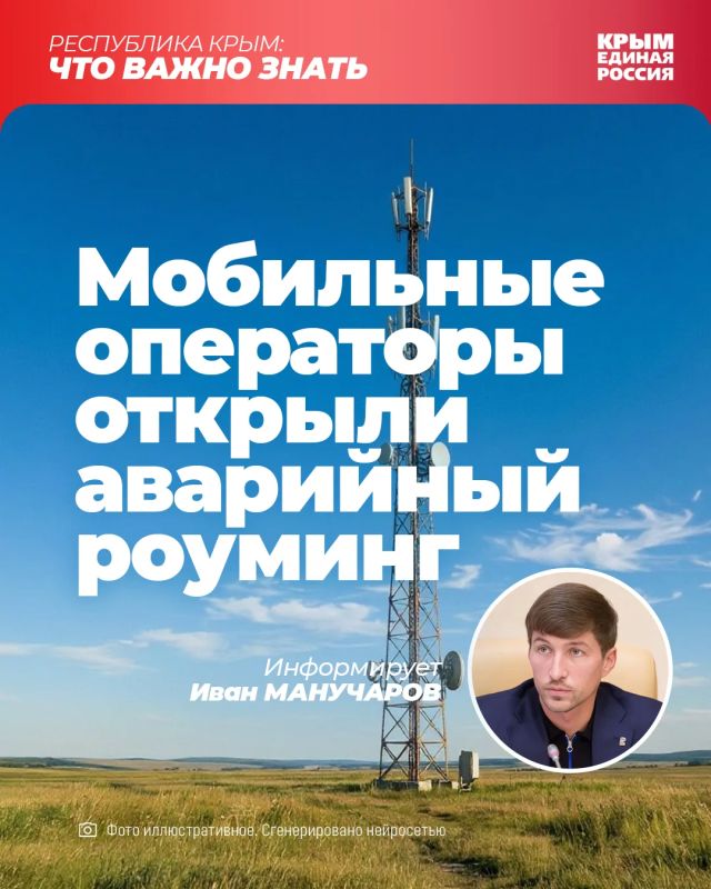 Важная информация для жителей и гостей Крыма: включён аварийный роуминг!