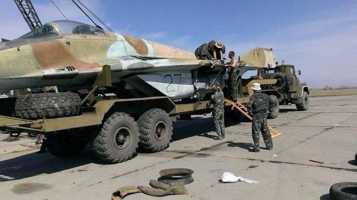 Вывоз на Украину авиатехники из Крыма в 2014 году Вывоз на Украину авиатехники из Крыма в 2014 году