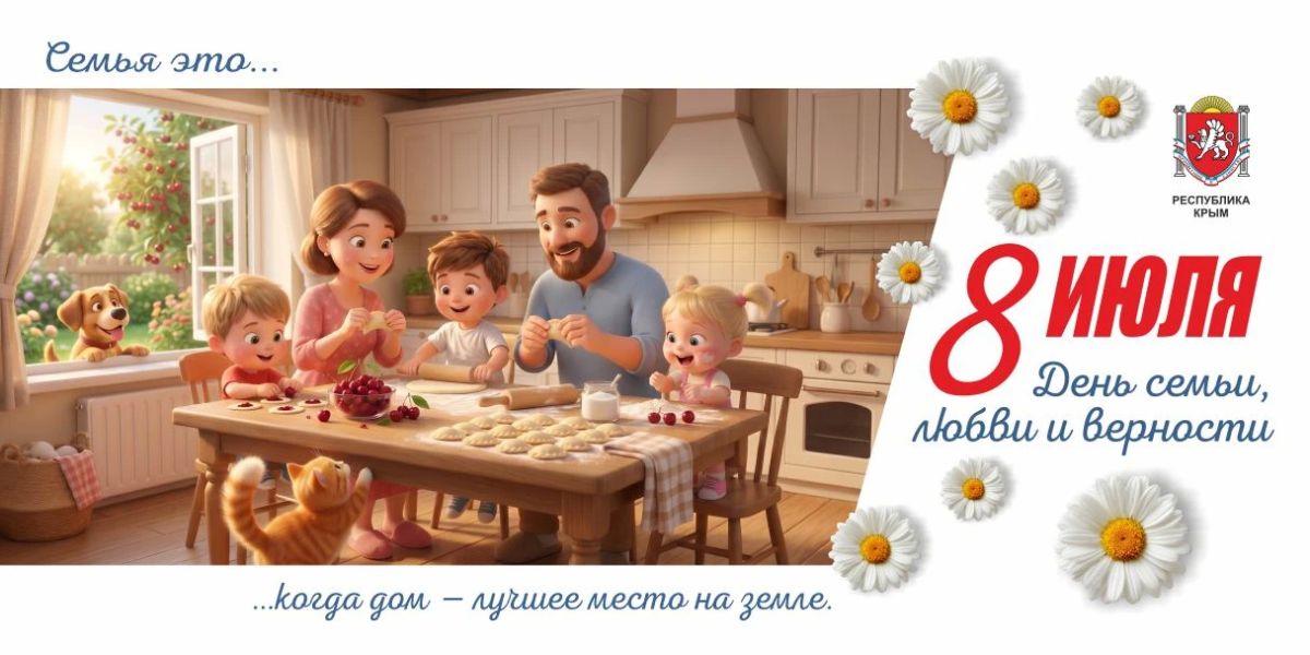 С Днём семьи, любви и верности! С Днём семьи, любви и верности!