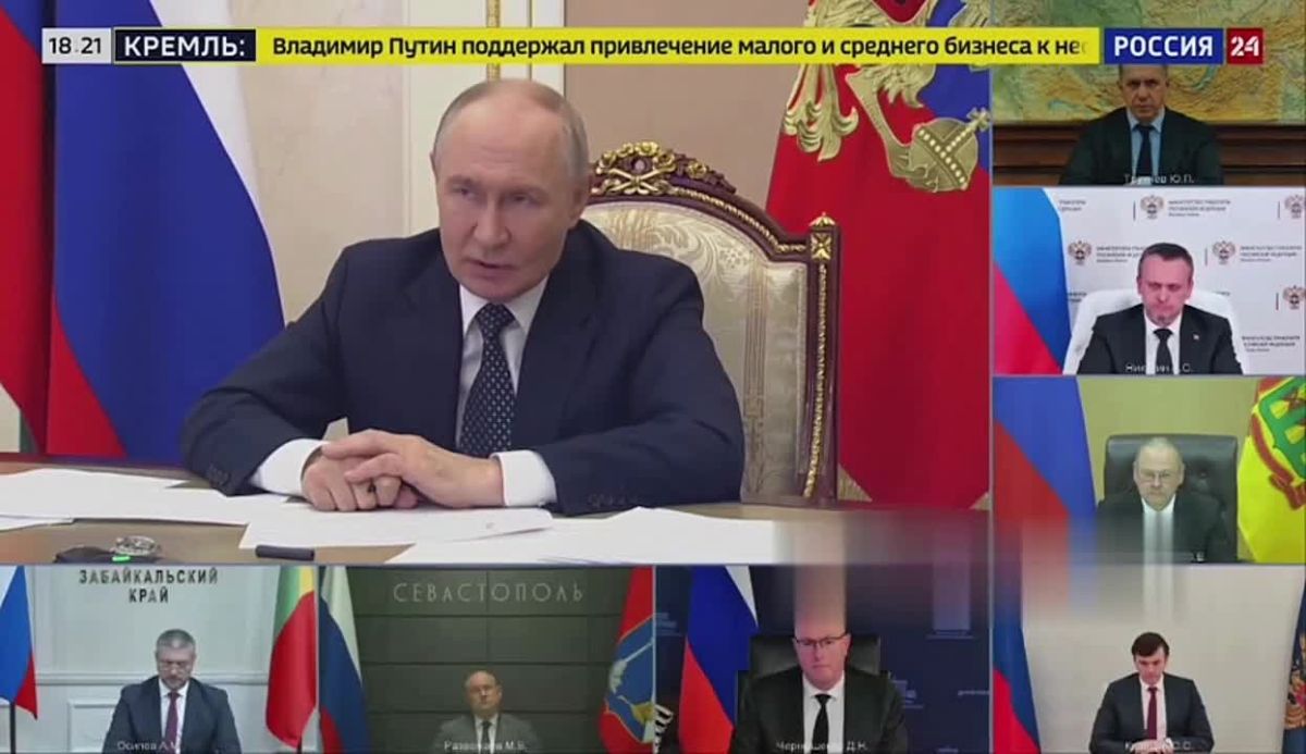 Враг пытается создать нервную ситуацию в обществe, это невозможно, энергетическая система России — самая сильная в мире — Путин