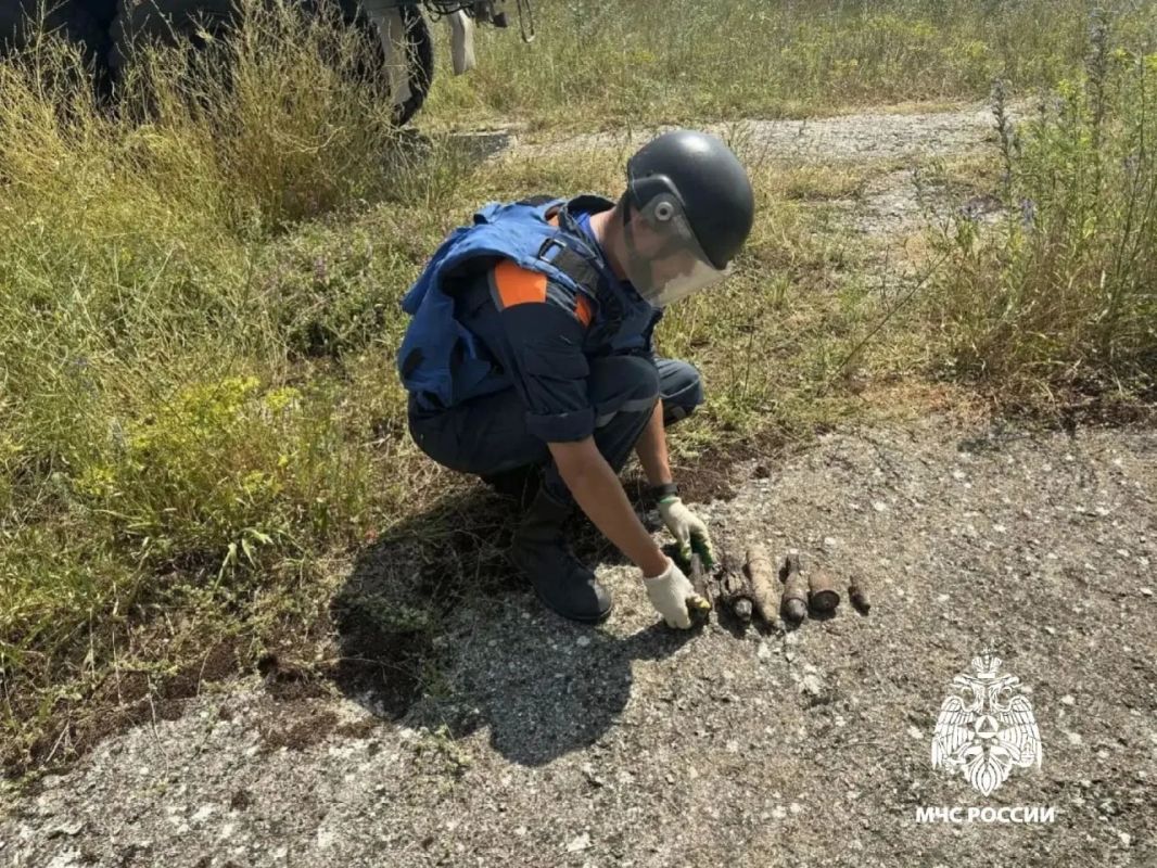 В Крыму уничтожили 14 боеприпасов времен Великой Отечественной войны
