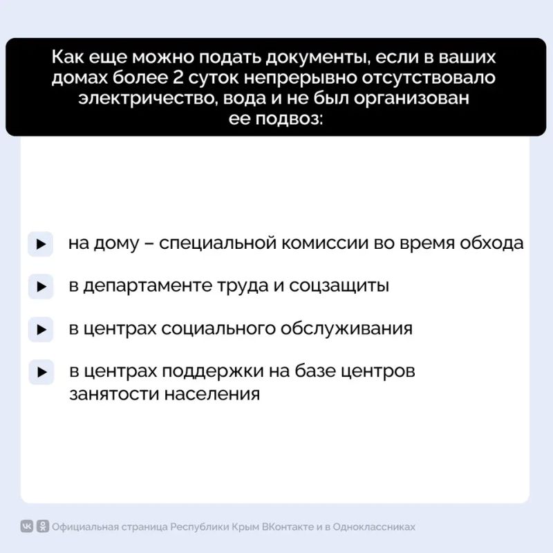 Жители Сакского, Красногвардейского и Нижнегорского районов могут подать заявление на оформление выплаты пострадавшим от ЧС онлайн Жители Сакского, Красногвардейского и Нижнегорского районов могут подать заявление на оформление выплаты пострадавшим от ЧС онлайн