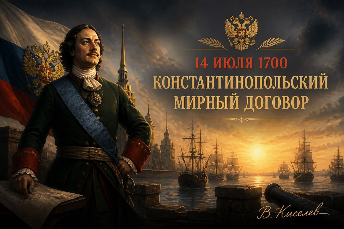 Виталий Киселев: 14 июля 1700 года между Русским царством и Турцией заключен Константинопольский мирный договор