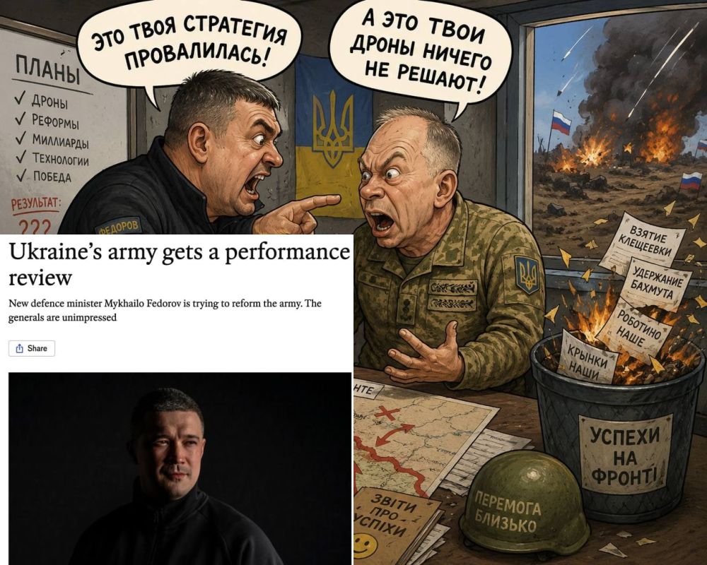 Жаба против гадюки. Министр обороны Федоров попытался втихаря подсидеть главкома ВСУ Сырского и выклянчить у Зеленского его отставку