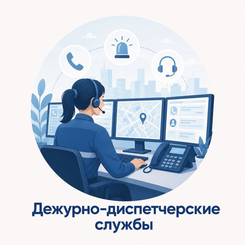 Телефоны дежурно-диспетчерских служб: