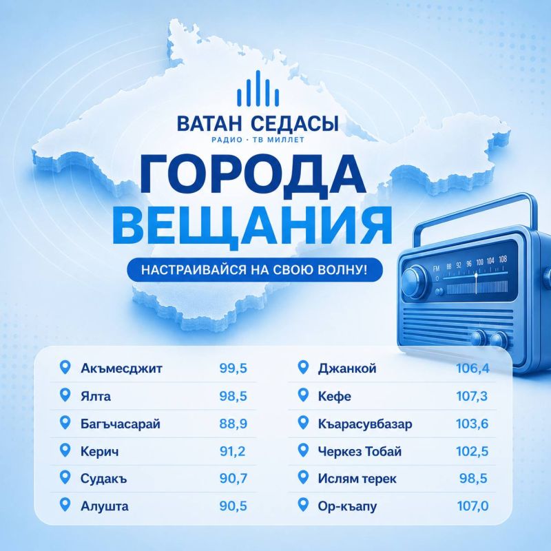 Сизинъ шеэр ве къасабасында олгъан «Ватан седасы» далгъасына къошулынъыз