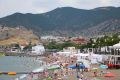 Пасмурный июльский день на набережной Судака