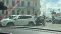 На перекрестке Ленина и Воровского в Симферополе столкнулись сразу 5 автомобилей