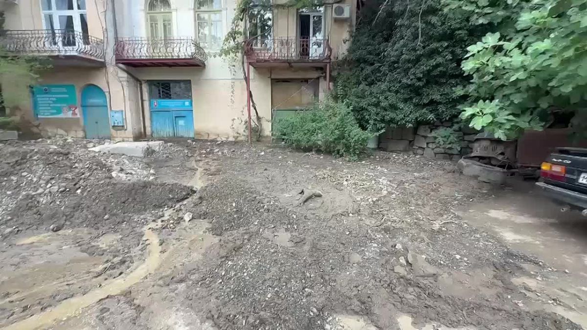 Накануне город Алупка также пострадал от схода селя