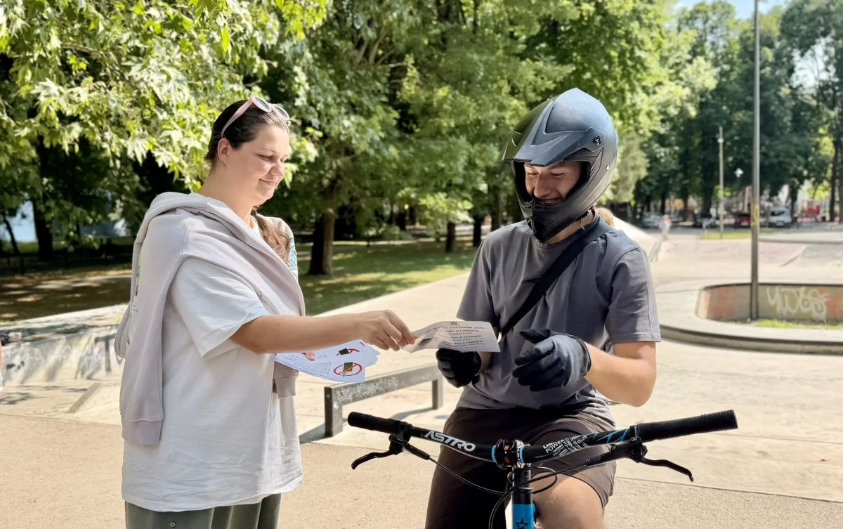 Акция «В будущее без риска» прошла в Детском парке Акция «В будущее без риска» прошла в Детском парке