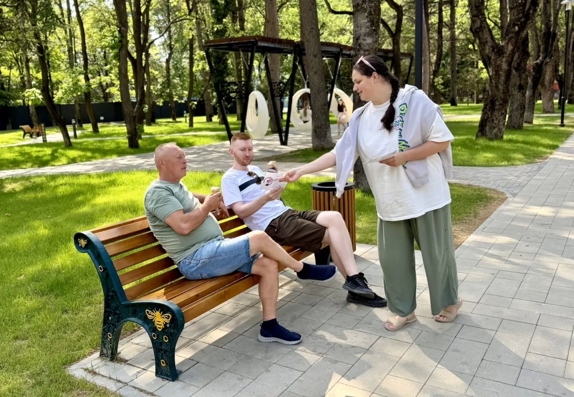 Акция «В будущее без риска» прошла в Детском парке Акция «В будущее без риска» прошла в Детском парке