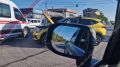 ДТП с тремя автомобилями на выезде из Симферополя
