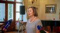 Михаил Развожаев: Ольга Юлиановна Семёнова передала в дар севастопольским библиотекам часть нового тиража романа Юлиана Семёнова «Третья карта»