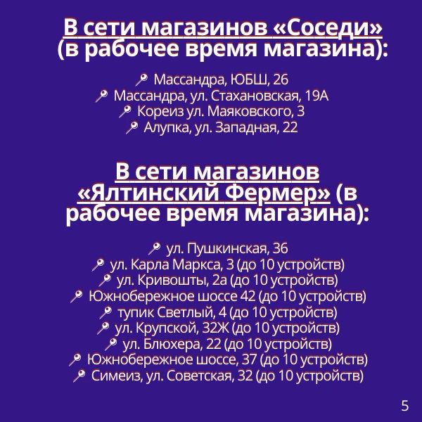 Адреса Центров содействия в Ялтинском регионе Адреса Центров содействия в Ялтинском регионе