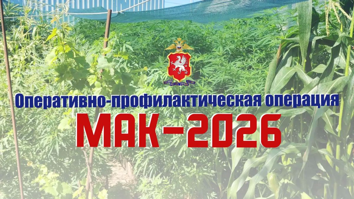 В Севастополе стартовал первый этап оперативно-профилактического мероприятия «Мак-2026»