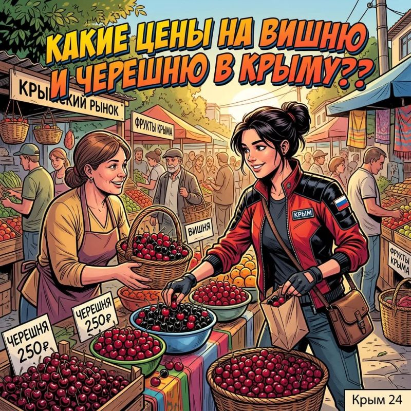 Какие цены на вишню и черешню в Крыму? Черешня оказалась заметно дороже