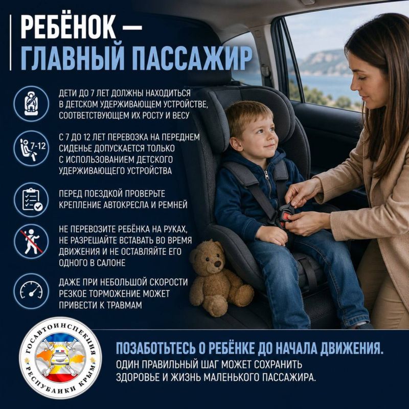 Ребёнок - главный пассажир
