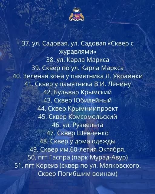 График обработки от кровососущих насекомых и обработки пальм от пальмового мотылька на территориях МБУ «Зеленстрой» График обработки от кровососущих насекомых и обработки пальм от пальмового мотылька на территориях МБУ «Зеленстрой»