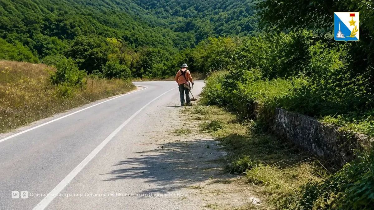 По поручению губернатора Севавтодор проверил дорогу в Байдарской долине По поручению губернатора Севавтодор проверил дорогу в Байдарской долине