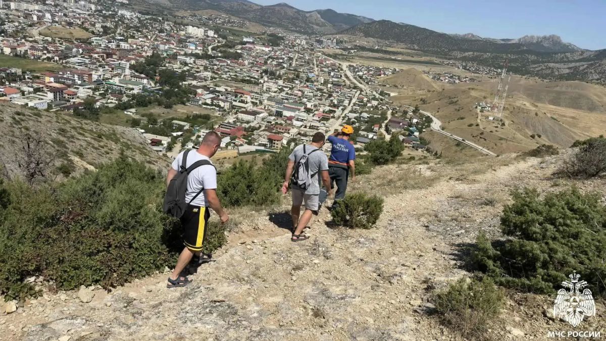 Оказание помощи в горах Судакского района Оказание помощи в горах Судакского района