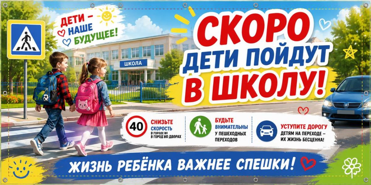 На территории Республики Крым сотрудники Госавтоинспекции проведут комплекс информационно-профилактических мероприятий «Внимание – дети!»