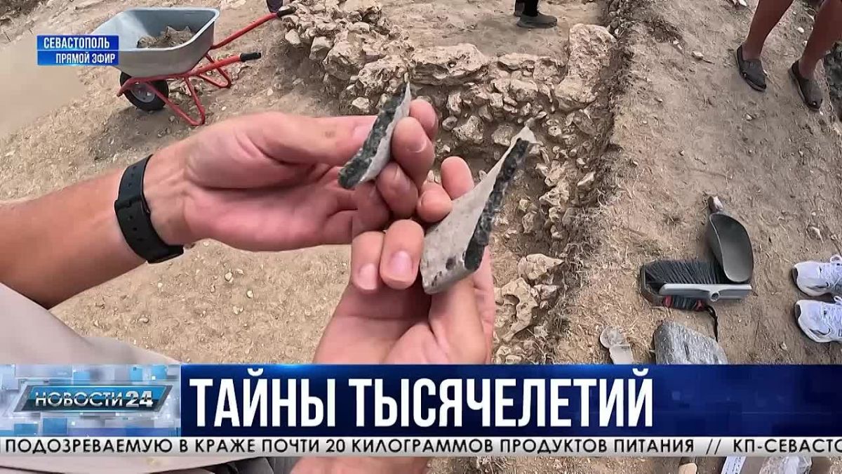 Севастопольские археологи проводят раскопки на территории хоры Херсонеса Таврического