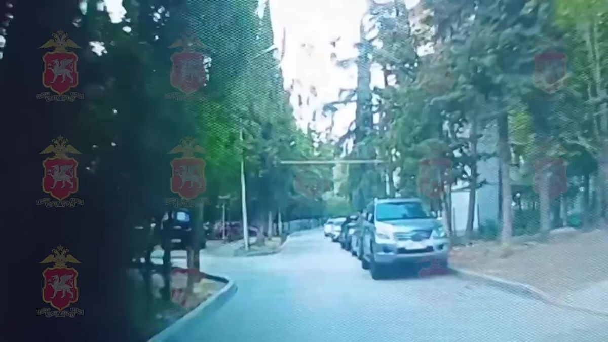 В Алуште пьяный водитель не поделил дорогу с иномаркой и выпал из машины после ДТП