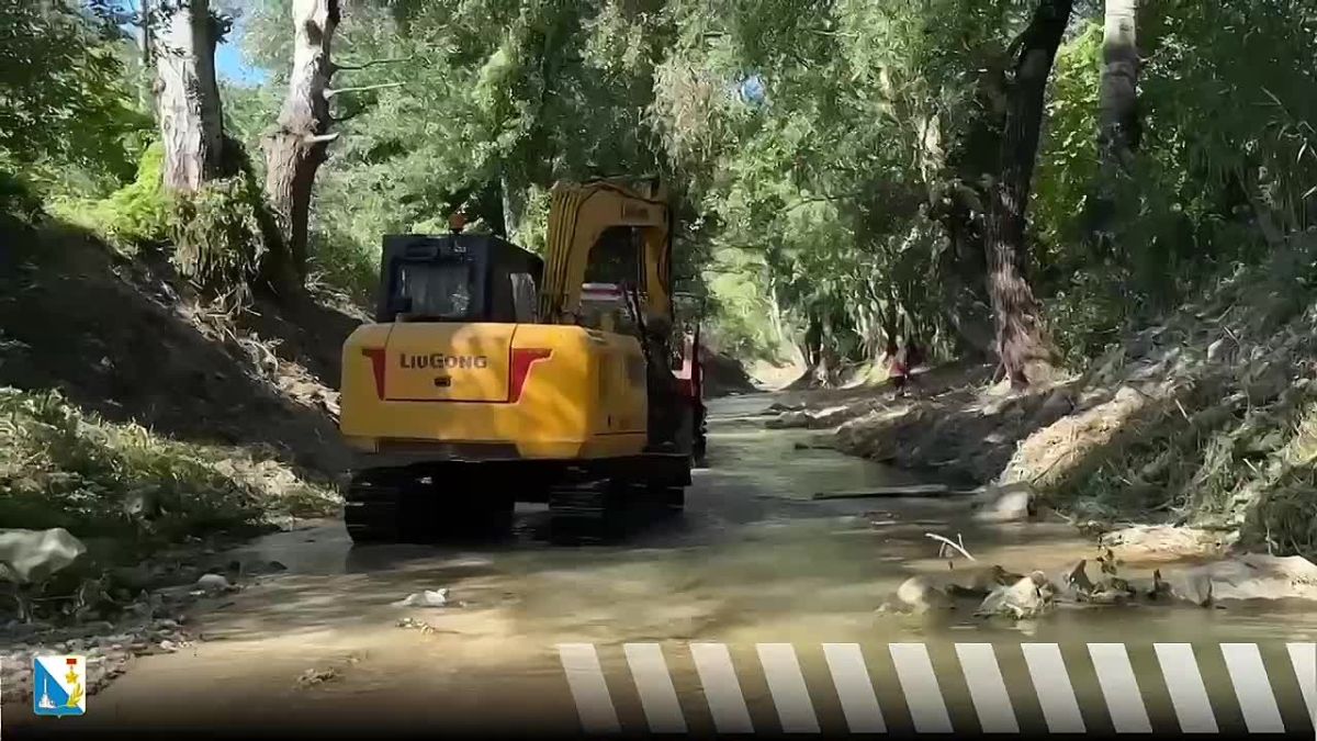 В Севастополе начали расчищать русло реки Бельбек