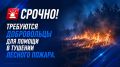 СРОЧНО! Требуются добровольцы для помощи в тушении лесного пожара