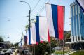 Крымскую столицу украшают ко Дню Государственного флага