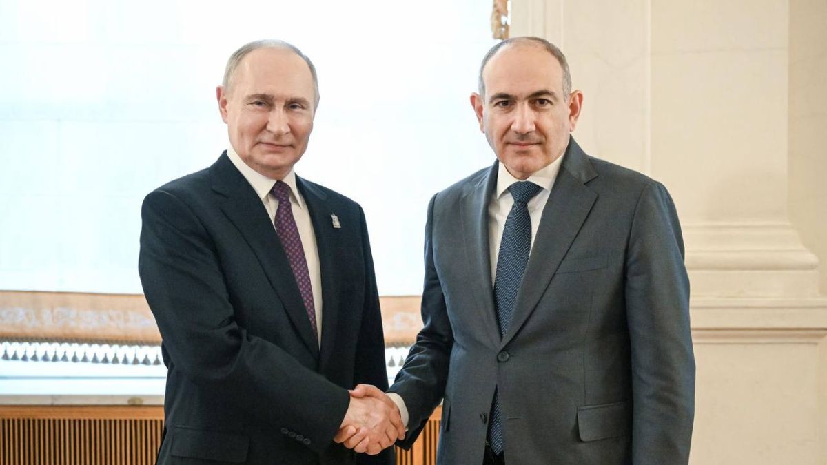 И тут премьер Армении вспомнил русский: Путин расставил акценты на встрече с Пашиняном