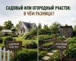 Садовый или огородный участок: в чём разница и что можно на них строить?