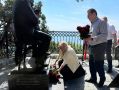 Янина Павленко: Сегодня в Симеизе открыли памятник русскому промышленнику Ивану Акимовичу Мальцову – человеку, чье имя золотыми буквами вписано в историю поселка