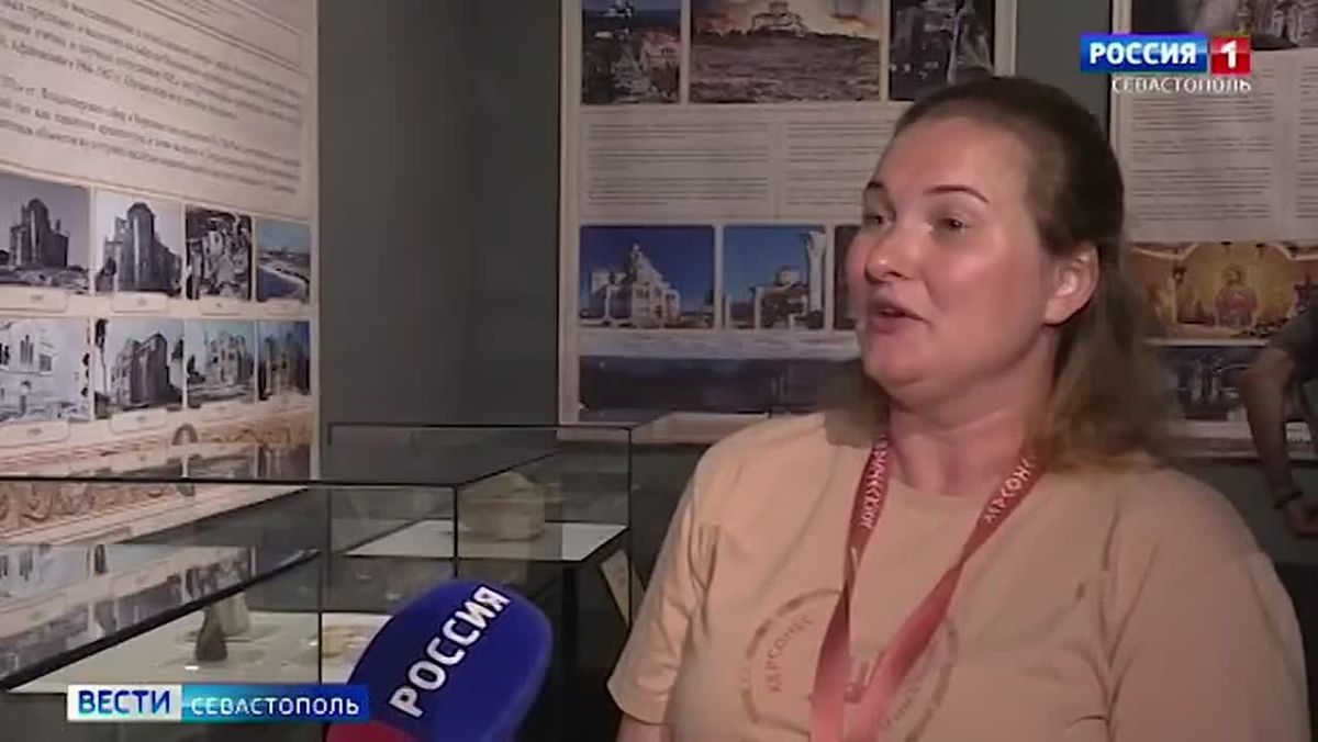 В музее Античности и Византии «Херсонеса Таврического» открылась выставка к 165-летию закладки Свято-Владимирского собора