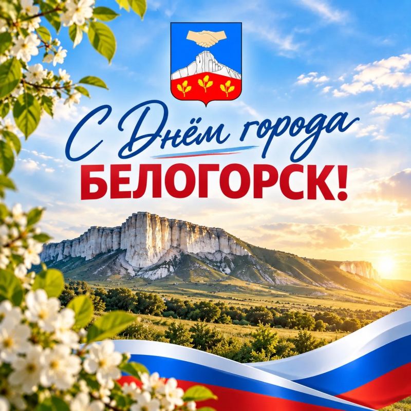 Дорогие белогорцы! Искренне поздравляю вас с Днём города Белогорск!