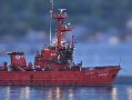 Последствия удара российского дрона-камикадзе по украинскому поисково-спасательному буксиру «Сапфир» у берегов Одесской области