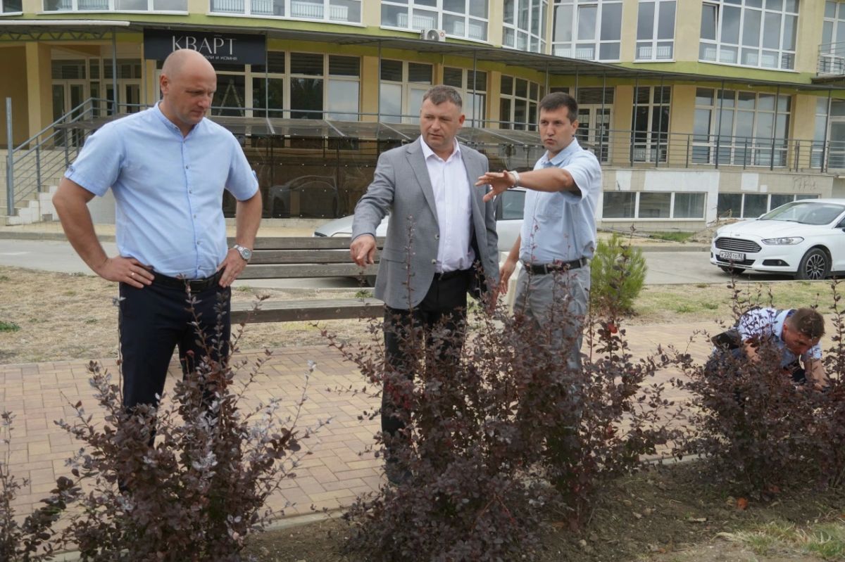 В сквере «Монетка» запустили систему автополива В сквере «Монетка» запустили систему автополива