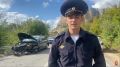Сотрудники Госавтоинспекции Бахчисарайского района устанавливают обстоятельства ДТП на автодороге «Бахчисарай – Ялта»
