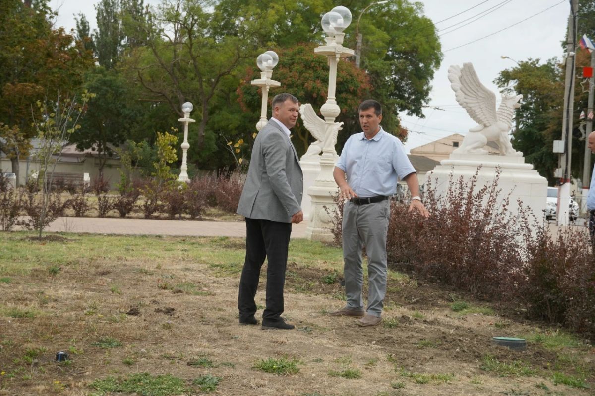 В сквере «Монетка» запустили систему автополива В сквере «Монетка» запустили систему автополива
